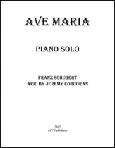 Ave Maria piano sheet music cover